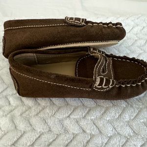 Janie & Jack brown loafer size 6 worn once, reposhed as they did not fit